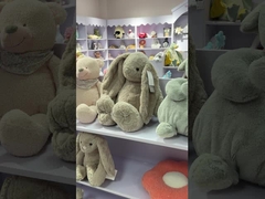 Van de de Schoenen de Comfortabele Veilige Baby van de pluchepeuter Zuigeling Toe Rabbit Head Shoes