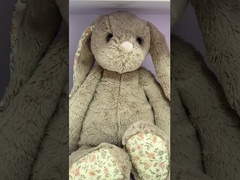 Comfortabele pluche babyschoenen 9 cm babybaby warme witte konijnenschoenen